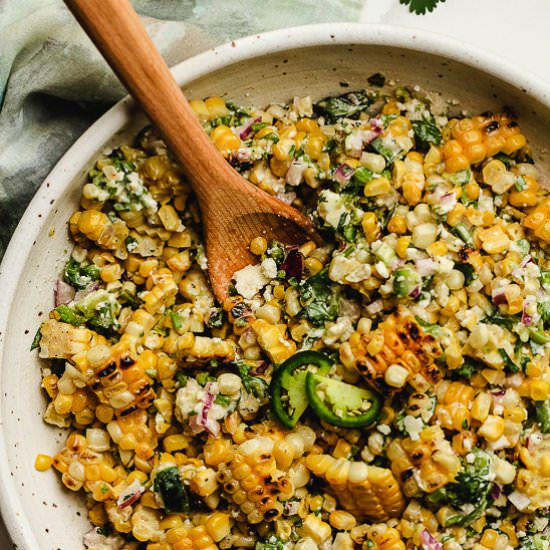 Mexican Street Corn Salad Recipe - Recipe photo by suebeehomemaker