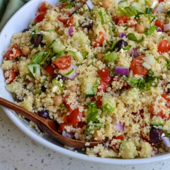 Mediterranean Couscous Salad - Recipe photo by Small Town Woman