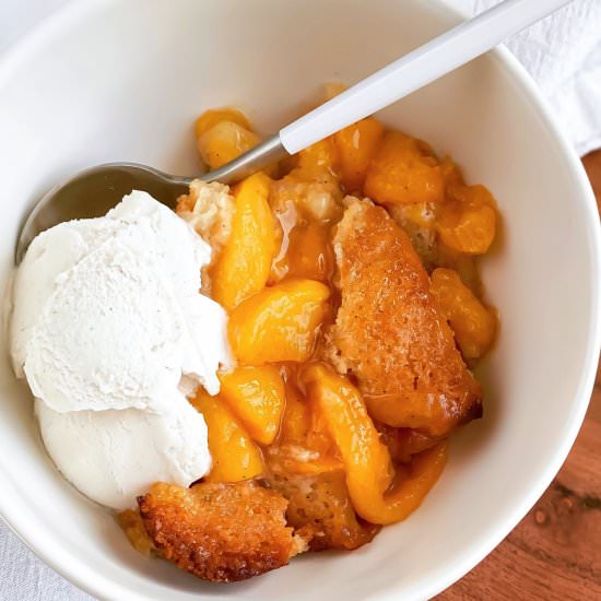 Healthier Fruit Cobbler - Recipe photo by simpleplantbasedlife