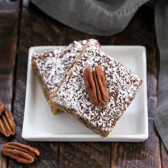 Southern Pecan Bars - Recipe photo by thatskinnychickcanbake