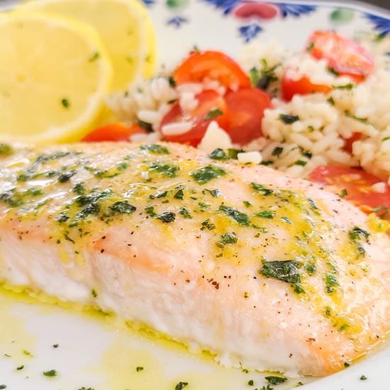 Toaster Oven Salmon - Recipe photo by EricasRecipes