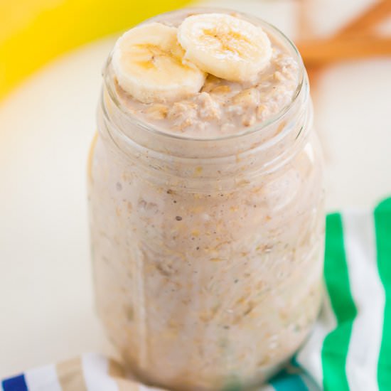 Banana Bread Overnight Oats - Recipe photo by pumpkinnspice