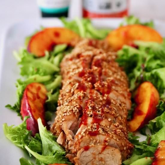 Gochujang Glazed Sesame Pork - Recipe photo by goodgriefcook