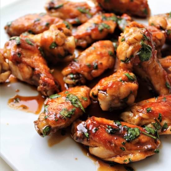 Sticky Sweet Chicken Wings - Recipe photo by endgredients