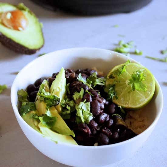 Instant Pot Black Beans - Recipe photo by APinchofCrazy