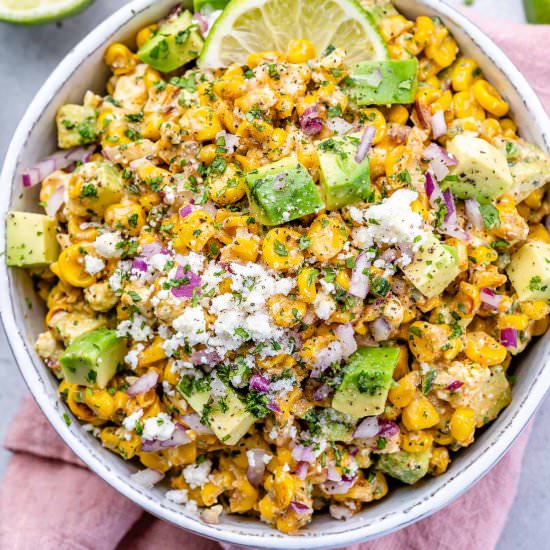 MEXICAN STREET CORN SALAD - Recipe photo by healthyfitnessmeals