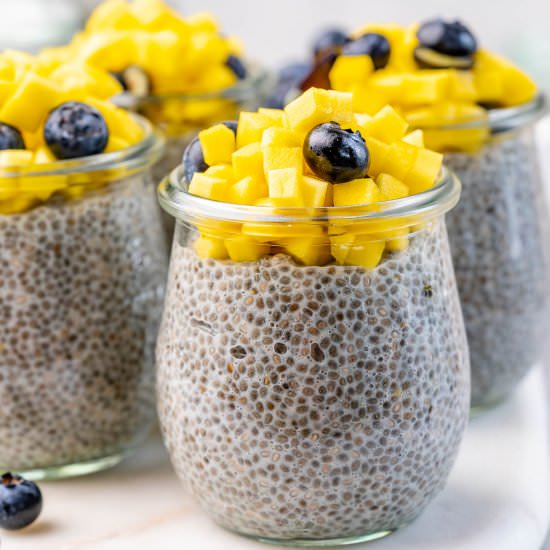 CHIA SEED PUDDING RECIPE - Recipe photo by healthyfitnessmeals