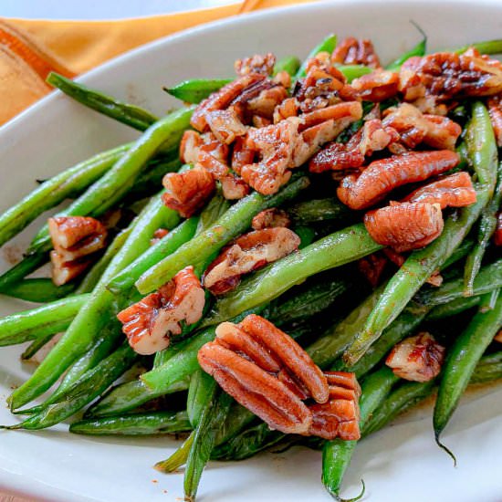 Brown Butter French Green Beans - Recipe photo by NotEntirelyAverage