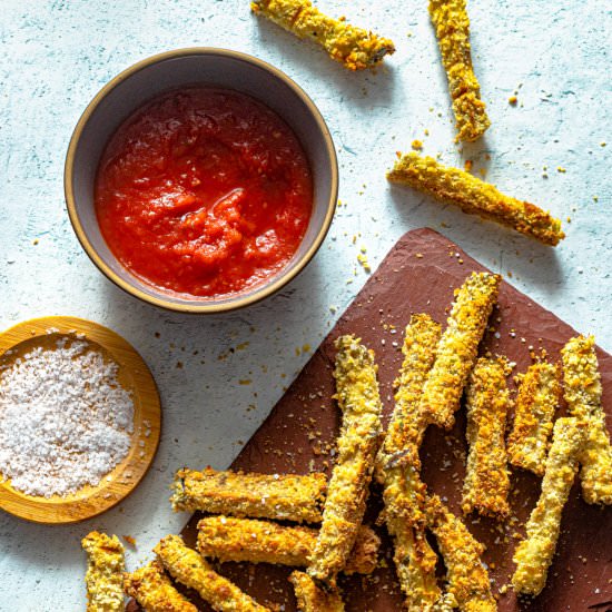Air Fryer Eggplant Fries - Recipe photo by whatsteveeats