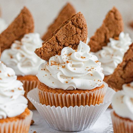 Honey Pumpkin Cupcakes - Recipe photo by CAKED by Katie
