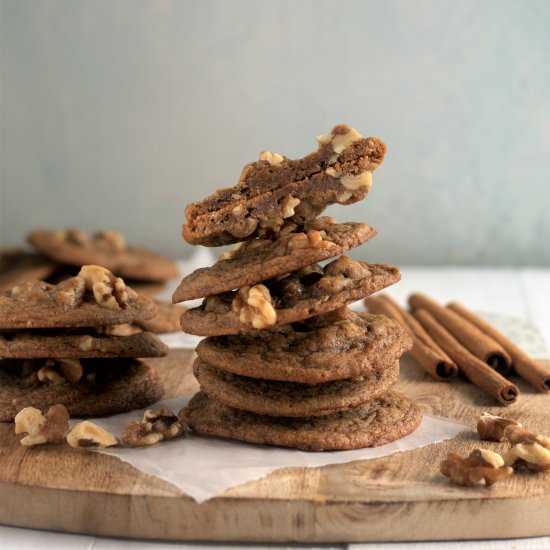 cinnamon walnut cookies - Recipe photo by davebakes