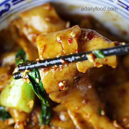 Chinese classic biang biang noodles - Recipe photo by adailyfood