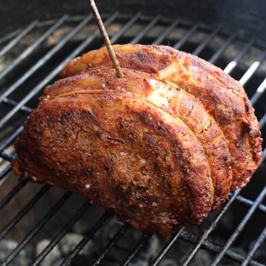 Rodney Scott's smoked prime rib - Recipe photo by Food Gal