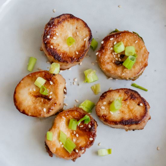 Miso Soy King Oyster Mushroom - Recipe photo by theflouredcamera