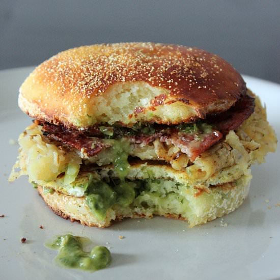 Gluten/Dairy Free Bfast Sandwich - Recipe photo by savorytosweetfood