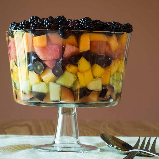 Seven Layer Fruit Salad - Recipe photo by iwilkerson