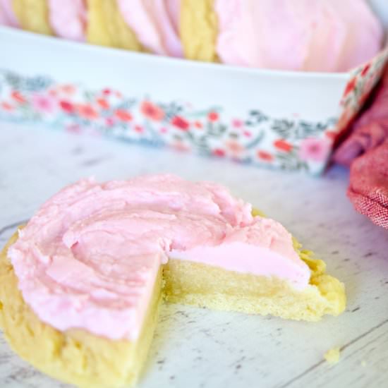 Copycat Crumbl Sugar Cookie - Recipe photo by thefreshcooky