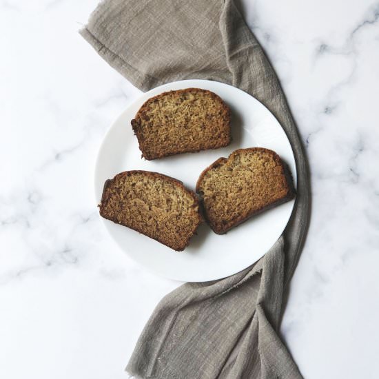 Copycat Starbucks Banana Bread - Recipe photo by twopinkpeonies