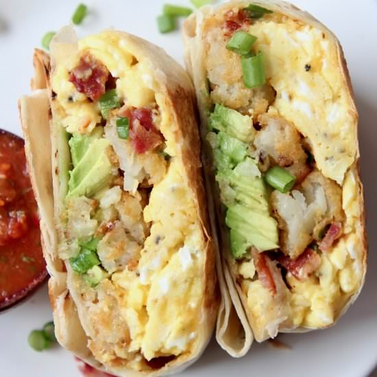 Breakfast Burrito - Recipe photo by Whitney Bond