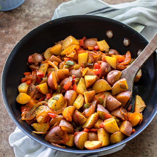 Spanish Style Home Fries - Recipe photo by URBANBAKES