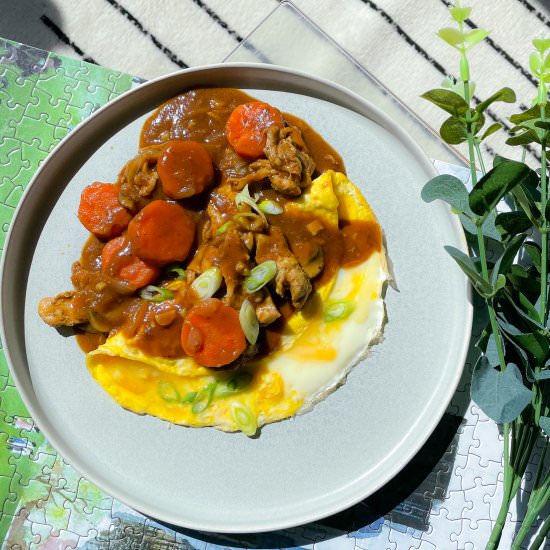 Japanese Curry Protein Style - Recipe photo by fitsianfoodlife