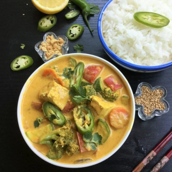 Vegan Panang Curry - Recipe photo by CurryandVanilla
