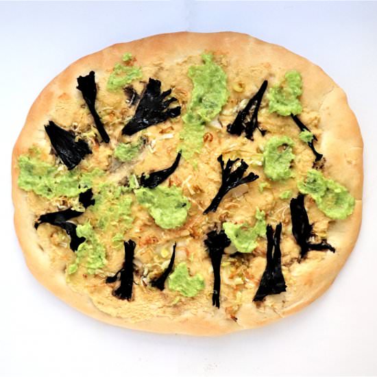 Black Trumpet Leek Pizza - Recipe photo by veryveganval