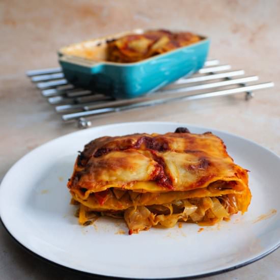 cabbage lasagne - Recipe photo by Cuisine Fiend