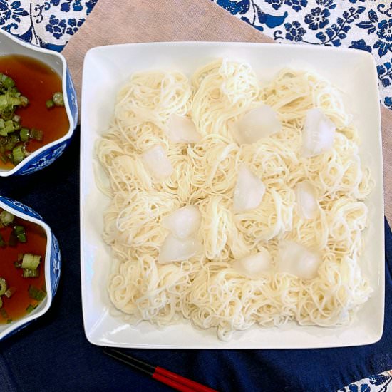 Somen (Japanese wheat Noodle) - Recipe photo by Homemade Japanese Food