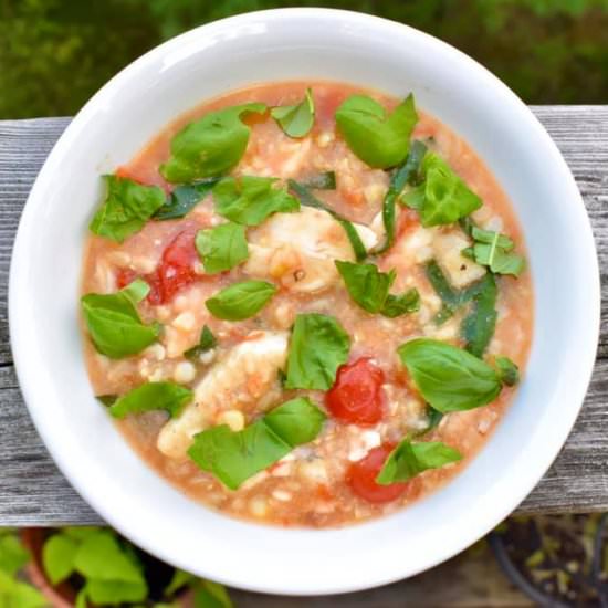 Lake and Garden Congee - Recipe photo by The Intrepid Eater