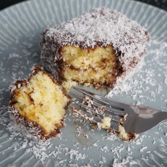 Classic Chocolate Lamingtons - Recipe photo by bakewithamy