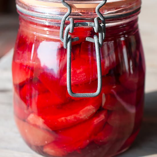 Home Canned Plums - Recipe photo by MasalaHerb