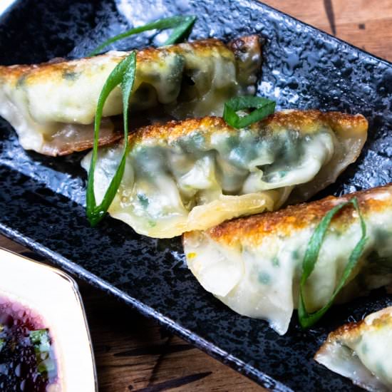 Garlic Chives Gyoza - Recipe photo by Absolute Foodie