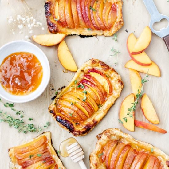 Easy Peach Apricot Tarts (DF) - Recipe photo by Alifedelicious