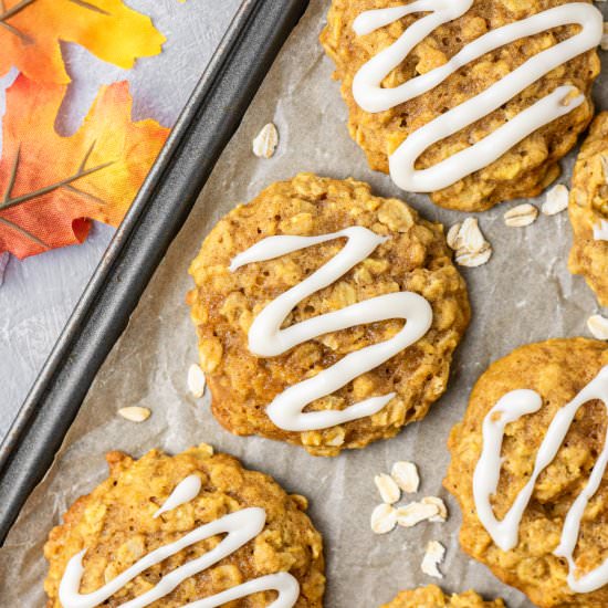 Pumpkin Oatmeal Cookies - Recipe photo by gingersnapsbakingaffairs