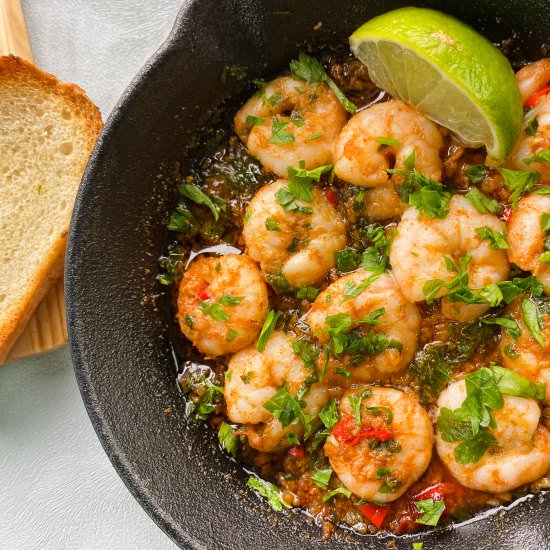 Chilli Garlic Prawns - Recipe photo by RominasLittleCorner