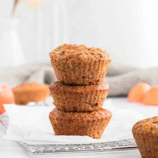 Almond Flour Banana Muffins - Recipe photo by FoodborneWellness