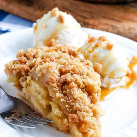 Dutch Apple Pie - Recipe photo by FoodFolksandFun