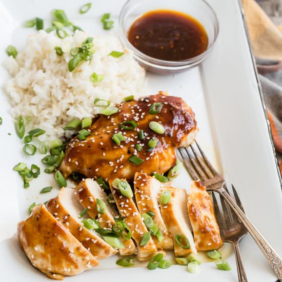 Honey Garlic Chicken - Recipe photo by culinaryhill