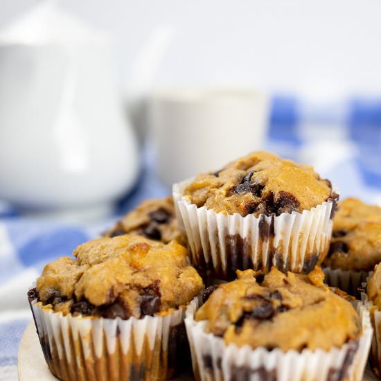 Sweet Potato Chocolate Chip Muffins - Recipe photo by lovefoodnourish
