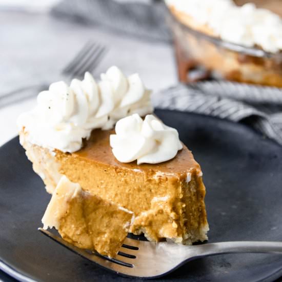 Pumpkin Chai Pie - Recipe photo by GoodieGodmother