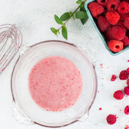 vegan raspberry glaze - Recipe photo by a zest for life