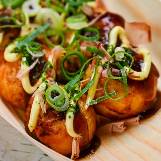 Authentic Japanese Takoyaki - Recipe photo by Sudachi Recipes