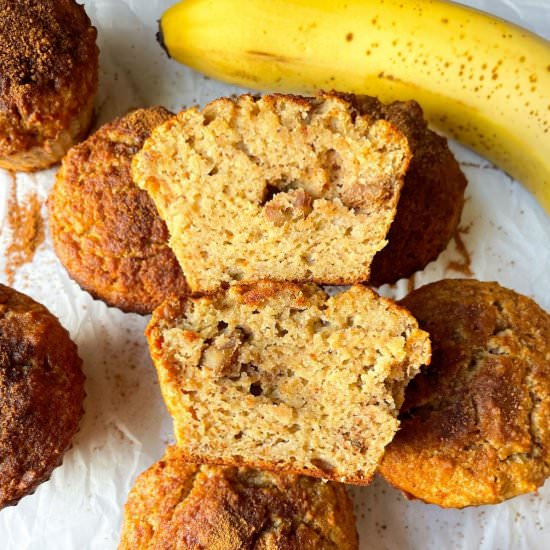 Almond Flour Banana Muffins - Recipe photo by frozen_bananas_