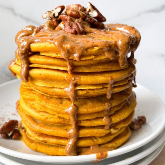 Gluten Free Pumpkin Pancakes - Recipe photo by frozen_bananas_