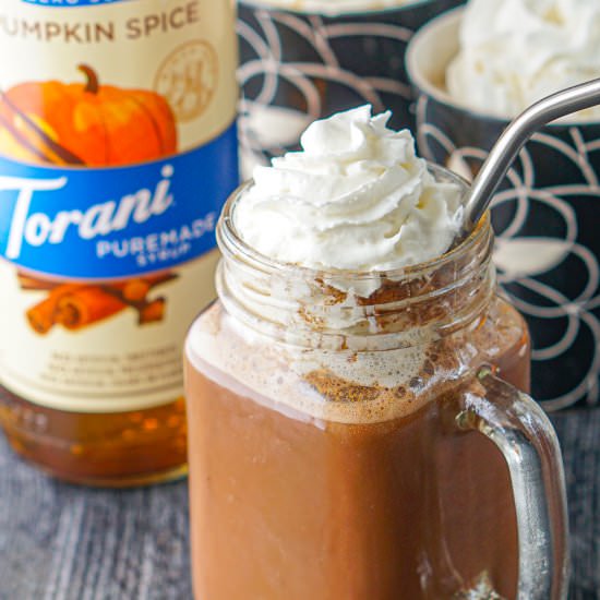 Pumpkin Spice Hot Chocolate - Recipe photo by MyLifeCookbook