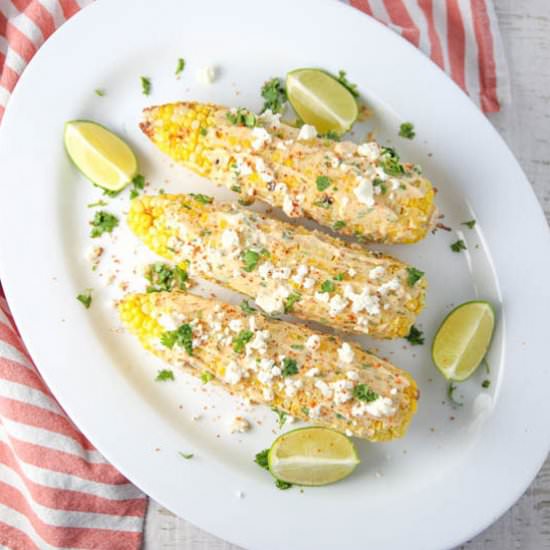 Grilled Mexican Street Corn - Recipe photo by Tastefulventure