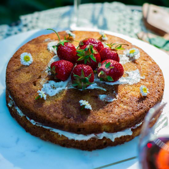 Gluten-Free Victoria Sandwich - Recipe photo by thelibrarykitchen