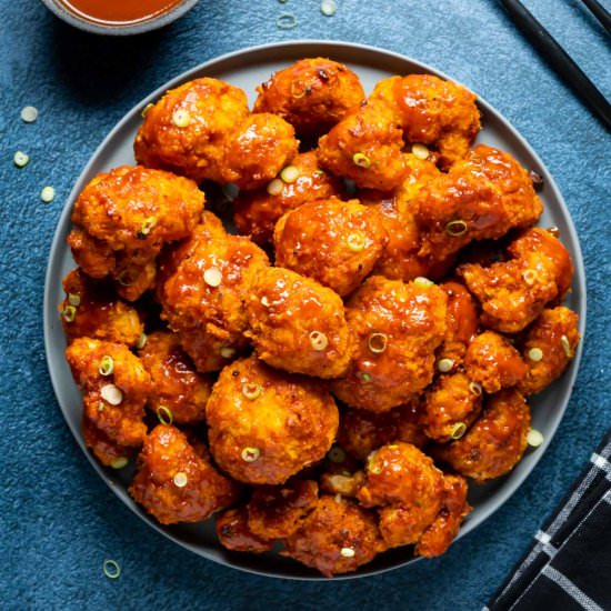 BBQ Cauliflower Wings - Recipe photo by lovingitvegan