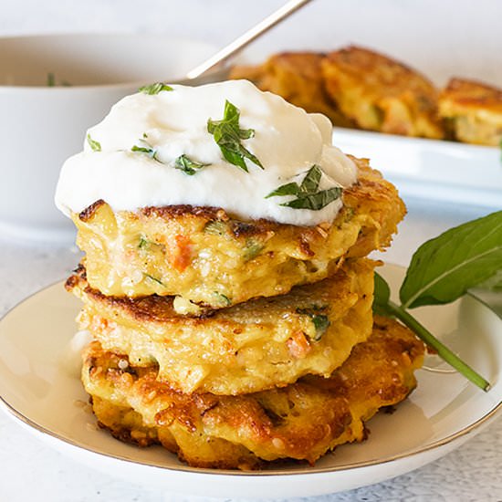 Salmon Burgers with Water Chestnuts - Recipe photo by Only Gluten Free Recipes